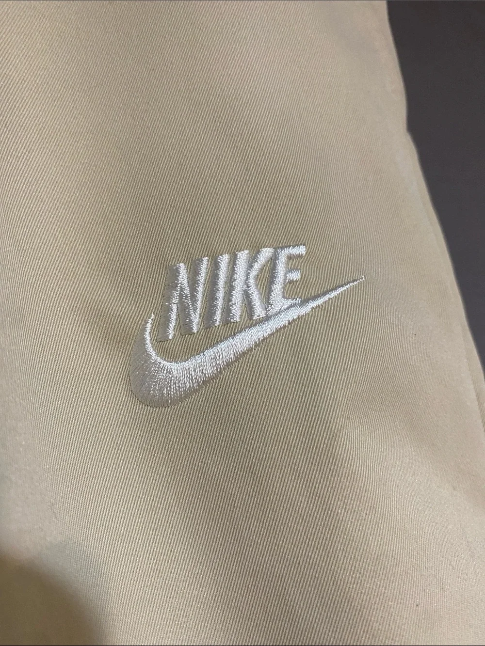 Nike Men's Beige Athletic Pants